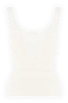 Women's top white Zimmermann - 74% viscose, 24% polyamide, 2% elastane. Country of manufacture: Italy. Care: specialized cleaning - photo 6