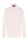 Fabiana Filippi Women's cotton and nylon shirt pink - 76% cotton, 24% nylon. Closure: buttons. Country of manufacture: Italy. Care: specialized cleaning - photo 1