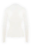 Cardigan made of cotton for women white Fabiana Filippi - vertical stripe pattern. 100% cotton. Closure: buttons. Country of manufacture: Italy. Care: specialized cleaning - photo 6