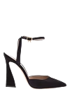 Gianvito Rossi Black suede sandals for women - 100% suede, Closure: buckle. Country of manufacture: Italy. Care: specialized cleaning - photo 1