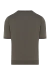 Short sleeve cotton jumper for men green (markdown) Cesare di Napoli - 100% cotton. Country of manufacture: Italy. Care: specialized cleaning - photo 6