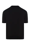 Short sleeve cotton jumper for men, black Cesare di Napoli - 100% cotton. Country of manufacture: Italy. Care: specialized cleaning - photo 6