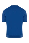 Men's blue short sleeve cotton jumper Cesare di Napoli - 100% cotton. Country of manufacture: Italy. Care: specialized cleaning - photo 6