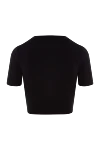Women's black cotton and elastane top Loewe - logo. 98% cotton, 2% elastane. Country of manufacture: Italy. Care: specialized cleaning - photo 6