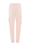 Givenchy Women's cotton pants pink - logo. 100% cotton. two side pockets, one back pocket. Country of manufacture: Italy. Care: specialized cleaning - photo 7