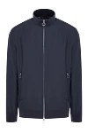 Seraphin Men's blue nylon jacket - 100% nylon. Closure: zipper. two side pockets. Country of manufacture: Italy. Care: specialized cleaning - photo 1