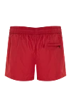 Red polyester beach shorts for men Dolce & Gabbana - brand logo. 100% polyester. zipper, drawstring. two front pockets, one back pocket. Country of manufacture: Italy. Care: specialized cleaning - photo 6