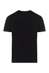 Men's black cotton T-shirt with logo print Dolce & Gabbana - brand logo. 100% cotton. Country of manufacture: Italy. Care: specialized cleaning - photo 6