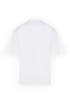 Men's white cotton T-shirt with print Dolce & Gabbana - anchor, brand logo. 100% cotton. Country of manufacture: Italy. Care: specialized cleaning - photo 6