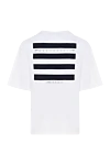 Dolce & Gabbana Cotton T-shirt for men white - brand logo. 100% cotton. Country of manufacture: Italy. Care: specialized cleaning - photo 7