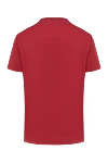 Men's red cotton T-shirt Dolce & Gabbana - brand logo. 100% cotton. Country of manufacture: Italy. Care: specialized cleaning - photo 6