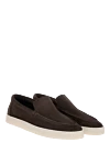 Barrett Nubuck moccasins for men brown - contrast sole. 100% nubuck. Country of manufacture: Italy. Care: specialized cleaning - photo 3