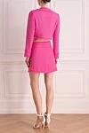 Women's pink wool and polyamide skirt suit Dolce & Gabbana - 93% wool, 7% polyamide. Closure: buttons. two side pockets. Country of manufacture: Italy. Care: specialized cleaning - photo 4