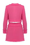 Dolce & Gabbana Women's pink wool and polyamide skirt suit - 93% wool, 7% polyamide. Closure: buttons. two side pockets. Country of manufacture: Italy. Care: specialized cleaning - photo 7