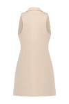 Philosophy di Lorenzo Serafini Women's dress beige - 54% polyester, 44% wool, 2% elastane. Closure: buttons. two side pockets. Country of manufacture: Italy. Care: specialized cleaning - photo 7