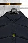 Stone Island Пуховик из полиамида черный мужской - логотип бренда. капюшон. 100% полиамид. молния. два передних кармана. Утеплитель: пух. Страна производитель: Италия. Уход: специализированная чистка - фото 9