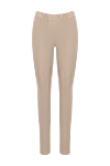 Max&Moi Leggings made of genuine leather for women beige - 100% genuine leather. Country of manufacture: Italy. Care: specialized cleaning - photo 1