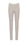 Max&Moi Leggings made of genuine leather for women white - 100% genuine leather. Country of manufacture: Italy. Care: specialized cleaning - photo 1