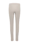 Leggings made of genuine leather for women white Max&Moi - 100% genuine leather. Country of manufacture: Italy. Care: specialized cleaning - photo 6