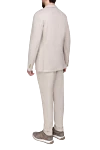 Walking suit for men beige Eleventy - 82% cotton, 15% polyamide, 3% elastane. Closure: buttons. two side pockets. Country of manufacture: Italy. Care: specialized cleaning - photo 4