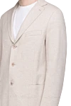 Eleventy Walking suit for men beige - 82% cotton, 15% polyamide, 3% elastane. Closure: buttons. two side pockets. Country of manufacture: Italy. Care: specialized cleaning - photo 5