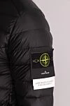 Stone Island Куртка из полиамида черная мужская - логотип бренда. капюшон. 100% полиамид. молния. два передних кармана. Страна производитель: Италия. Уход: специализированная чистка - фото 5