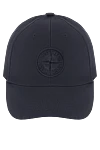 Stone Island Кепка из хлопка мужская черная - логотип бренда. 100% хлопок. Страна производитель: Италия. Уход: специализированная чистка - фото 1