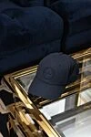 Stone Island Кепка из хлопка мужская черная - логотип бренда. 100% хлопок. Страна производитель: Италия. Уход: специализированная чистка - фото 5