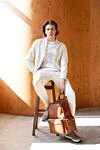 Brunello Cucinelli Футболка из хлопка мужская белая белая - логотип бренда. 100% хлопок. Страна производитель: Италия. Уход: специализированная чистка - фото 7