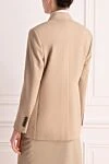 Beige cotton jacket for women Brunello Cucinelli - 100% cotton. Closure: buttons. two side pockets, one chest pocket. Country of manufacture: Italy. Care: specialized cleaning - photo 4