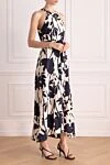 Brunello Cucinelli Платье из хлопка женское синее - цветочный узор. 100% хлопок. молния. Страна производитель: Италия. Уход: специализированная чистка - фото 3