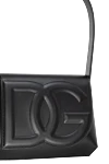 Dolce & Gabbana Women's white genuine leather shoulder bag - embossed DG logo. 100% calfskin. Handle: calfskin shoulder strap. Flat back pocket. Closure: Front flap with double hidden magnet clasp. Country of manufacture: Italy. Care: specialized cleaning - photo 5