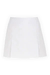 Dolce & Gabbana Mini skirt for women white - pleated. 43% cotton 34% polyester, 23% silk. Country of manufacture: Italy. Care: specialized cleaning - photo 1