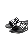 Dolce & Gabbana Rubber slippers for men black - brand logo . 100% rubber. Country of manufacture: Italy. Care: specialized cleaning - photo 5