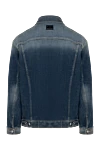 Blue denim jacket made of cotton and elastane for men Dolce & Gabbana - 98% cotton, 2% elastane. Closure: buttons. two front pockets, two chest pockets. Country of manufacture: Italy. Care: specialized cleaning - photo 6