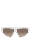 Balmain Women's sunglasses for sun protection white - logo on frame . plastic. brown. Country of manufacture: Italy. Care: specialized cleaning - photo 1