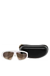 Balmain Women's sunglasses for sun protection white - logo on frame . plastic. brown. Country of manufacture: Italy. Care: specialized cleaning - photo 5