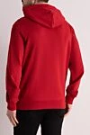 Cotton hoodie for men red Dolce & Gabbana - brand logo. hood. 100% cotton. zipper, drawstring. two front pockets. Country of manufacture: Italy. Care: specialized cleaning - photo 4