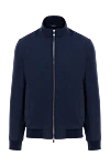 Tombolini Men's blue wool jacket - 100% wool. Closure: zipper. two side. Country of manufacture: Italy. Care: specialized cleaning - photo 1