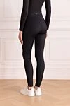 Leggings made of polyamide and elastane for women black Balmain - brand logo. 80% polyamide, 20% elastane. Country of manufacture: Italy. Care: specialized cleaning - photo 4