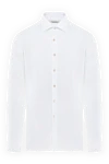 Alessandro Gherardi White linen shirt for men - Closure: buttons. 100% linen. Country of manufacture: Italy. Care: specialized cleaning - photo 1