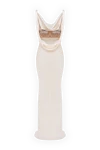 Giuseppe Di Morabito Women's white cotton dress - 61% acetate, 34% viscose, 5% elastane. Country of manufacture: Italy. Care: specialized cleaning - photo 7