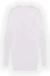 Linen and silk jumper for women white Brunello Cucinelli - 75% linen, 25% silk. Country of manufacture: Italy. Care: specialized cleaning - photo 6