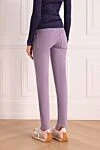 Jeans made of cotton and elastane purple for women Brunello Cucinelli - 100% cotton. Closure: button, zipper. two side, two back pockets. Country of manufacture: Italy. Care: specialized cleaning - photo 4