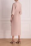 Beige cotton and polyamide dress for women Brunello Cucinelli - 75% cotton, 25% polyamide. buttons, belt. two chest pockets. Country of manufacture: Italy. Care: specialized cleaning - photo 4