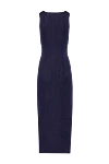 Women's purple knitted dress Loewe - brand logo. 69% viscose, 21% polyester, 10% polyamide. Country of manufacture: Italy. Care: specialized cleaning - photo 6