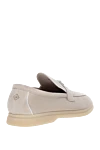 Women's gray suede loafers Loro Piana - 100% suede. Country of manufacture: Italy. Care: specialized cleaning - photo 4