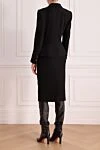 Women's black suit with a skirt made of wool and elastane Dolce & Gabbana - 98% wool, 2% elastane. Closure: buttons. two side pockets. Country of manufacture: Italy. Care: specialized cleaning - photo 4
