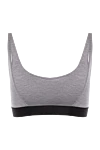 Modal and elastane bra gray Tom Ford - brand logo. 97% modal, 3% elastane. Country of manufacture: Italy. Care: specialized cleaning - photo 2