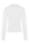 Polyester and viscose cardigan for women white Peserico - 46% polyester, 54% viscose. Closure: buttons. Country of manufacture: Italy. Care: specialized cleaning - photo 6